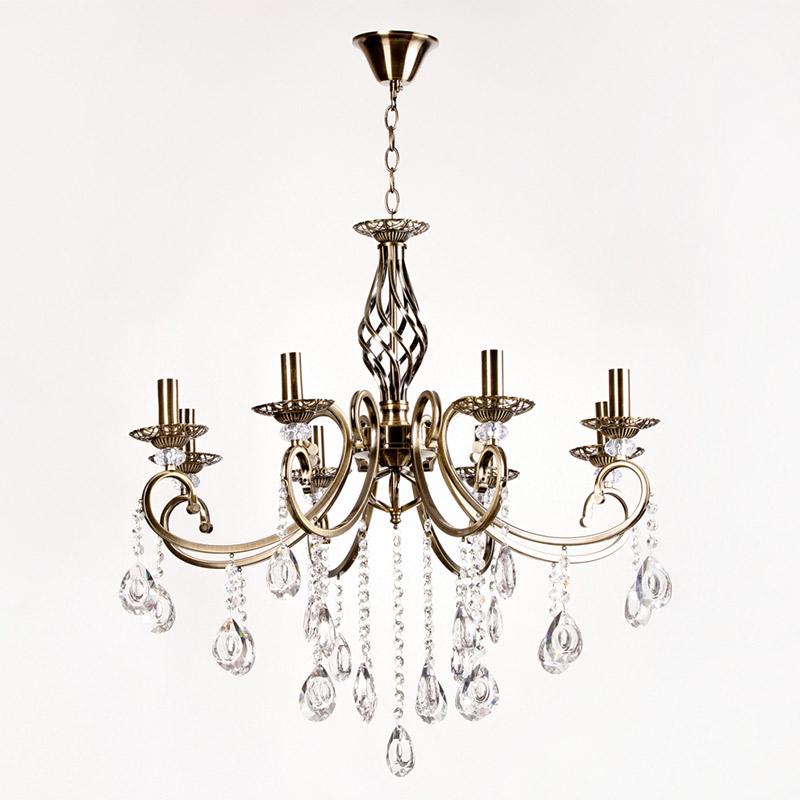 Люстра подвесная свечи Light House SR-17041/8 AB H670хD660 Бронзовый (16131)
