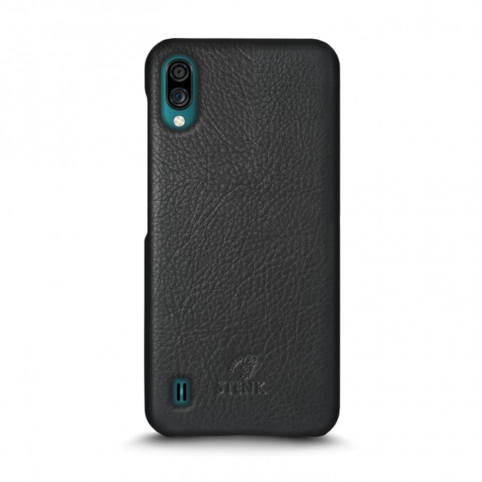 Кожаная накладка Stenk Cover для ZTE Blade A5 (2020) Черный (69513)