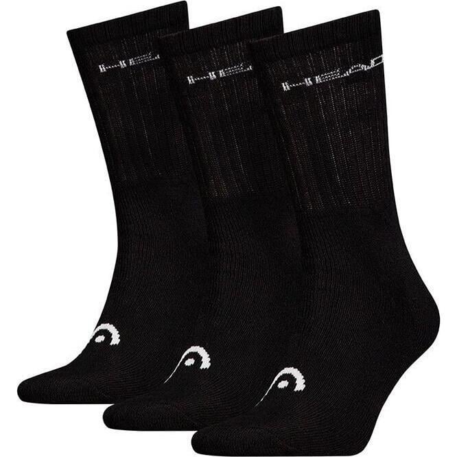 Носки Head ELEMENTS ALL SPORTS CREW 3P 701229008-001 3 пары р. 35-38 Черный (57684-114)