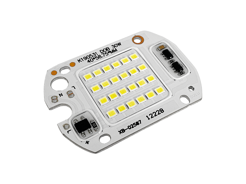 Светодиодная матрица LEDUA SMD для прожектора с IC драйвером 220V 30W 1700 Lm 6000К (6512)