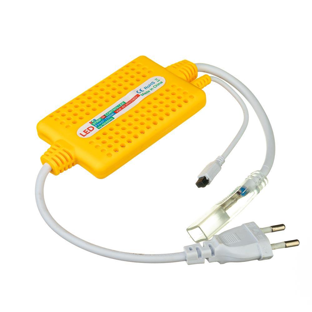 Адаптер AVT 1300W IP67 с пультом для RGB светодиодной ленты 12 мм и коннектор 4pin 220V (00000040539)