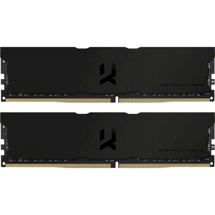 Комплект оперативной памяти Goodram IRDM Pro Deep Black DDR4 CL18 32GB/2х16GB 3600 MHz (IRP-K3600D4V64L18/32GDC)