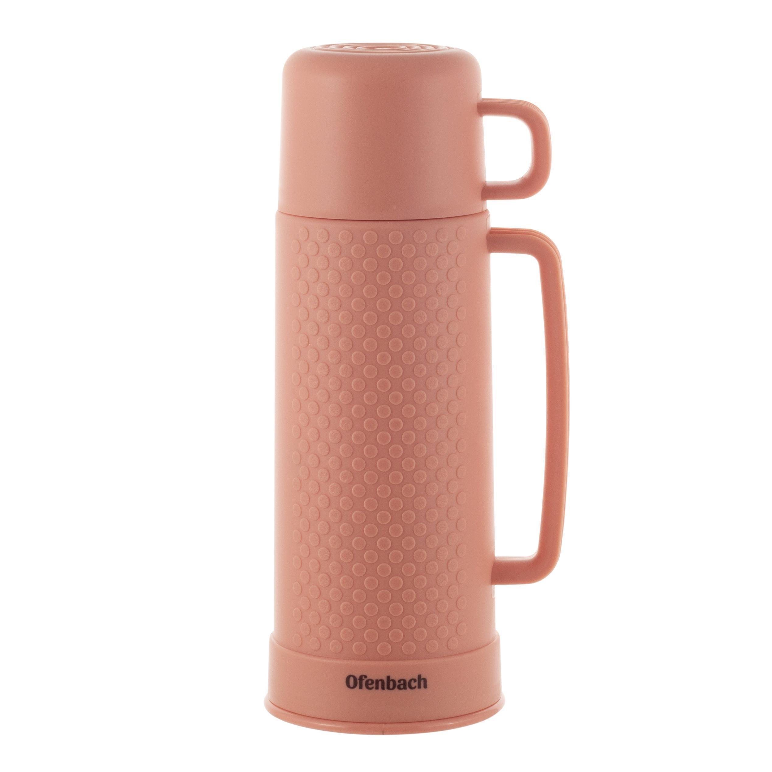 Термос Ofenbach Vizo со стеклянной колбой 450 мл Розовый (20071389)