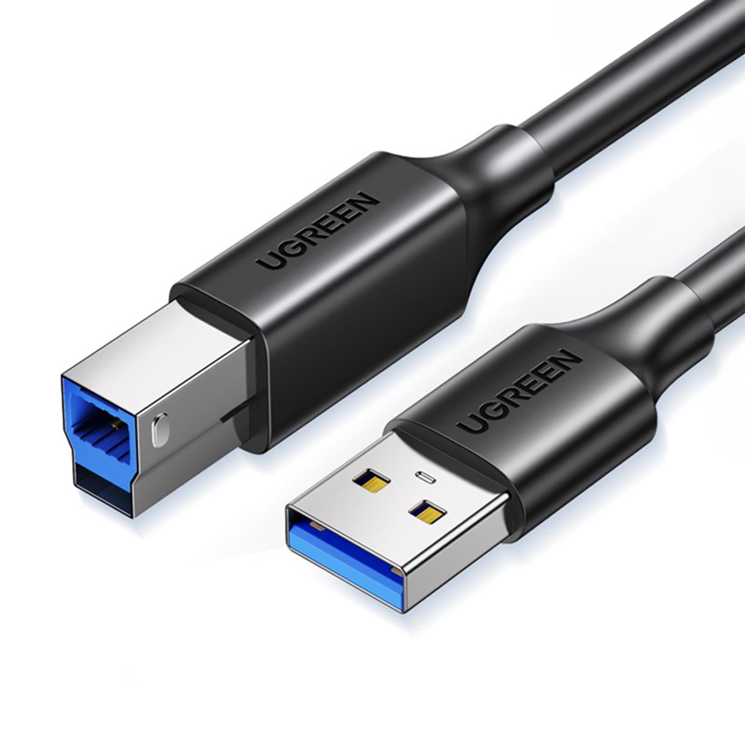 Кабель для принтера UGREEN US210 USB 3.0 3 м Чорний (45722)