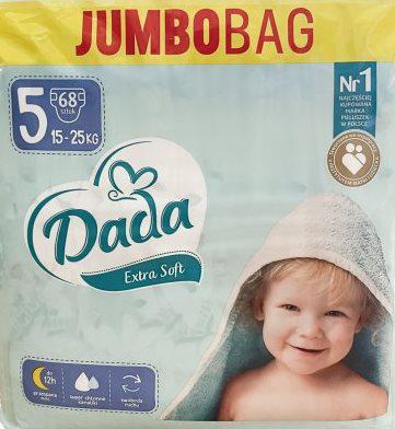 Детские подгузники DADA Extra Soft Jumbo Bag 5 15-25 кг 68 шт. (8407)