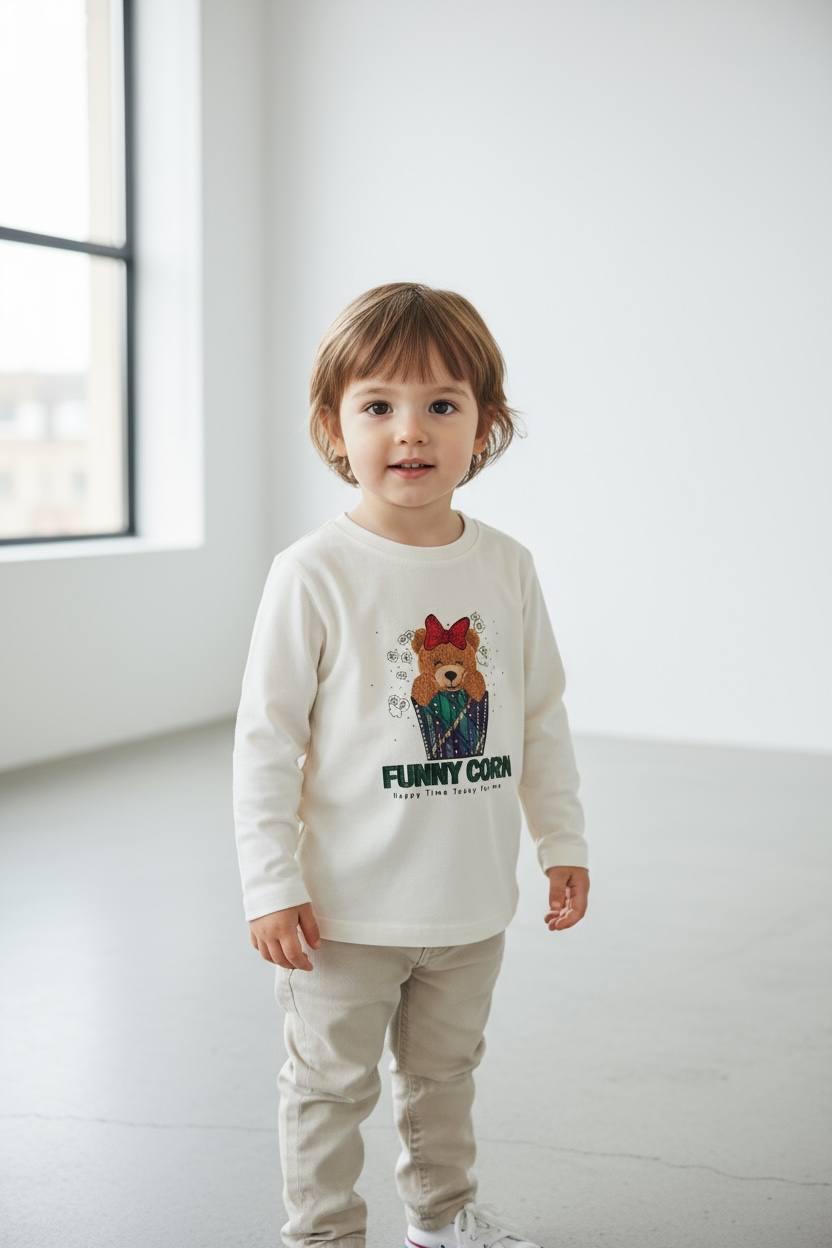 Лонгслив To Be Too 2 года 92 см Молочный