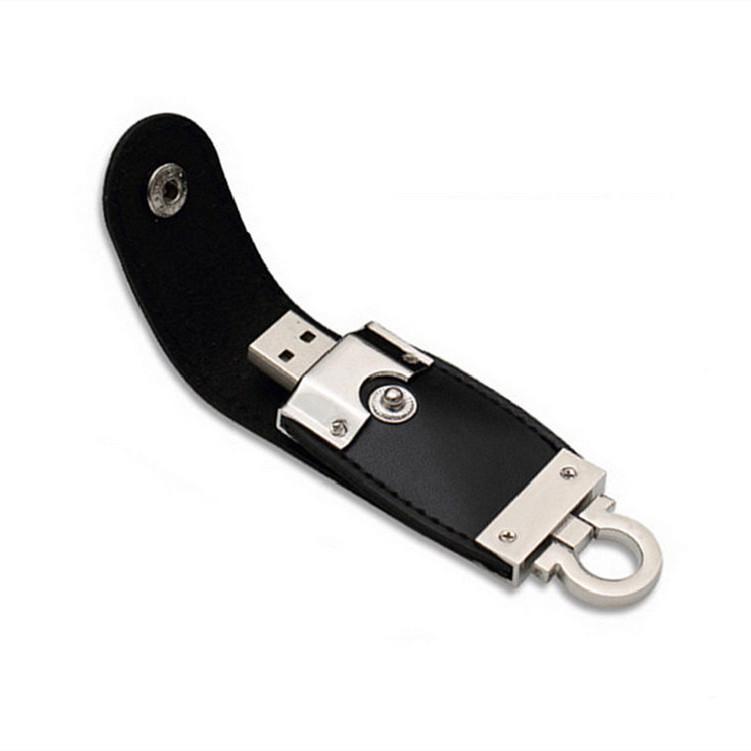 Флеш-накопичувач XON FlashDrive X Leather 128 Гб Black (81111128) - фото 4