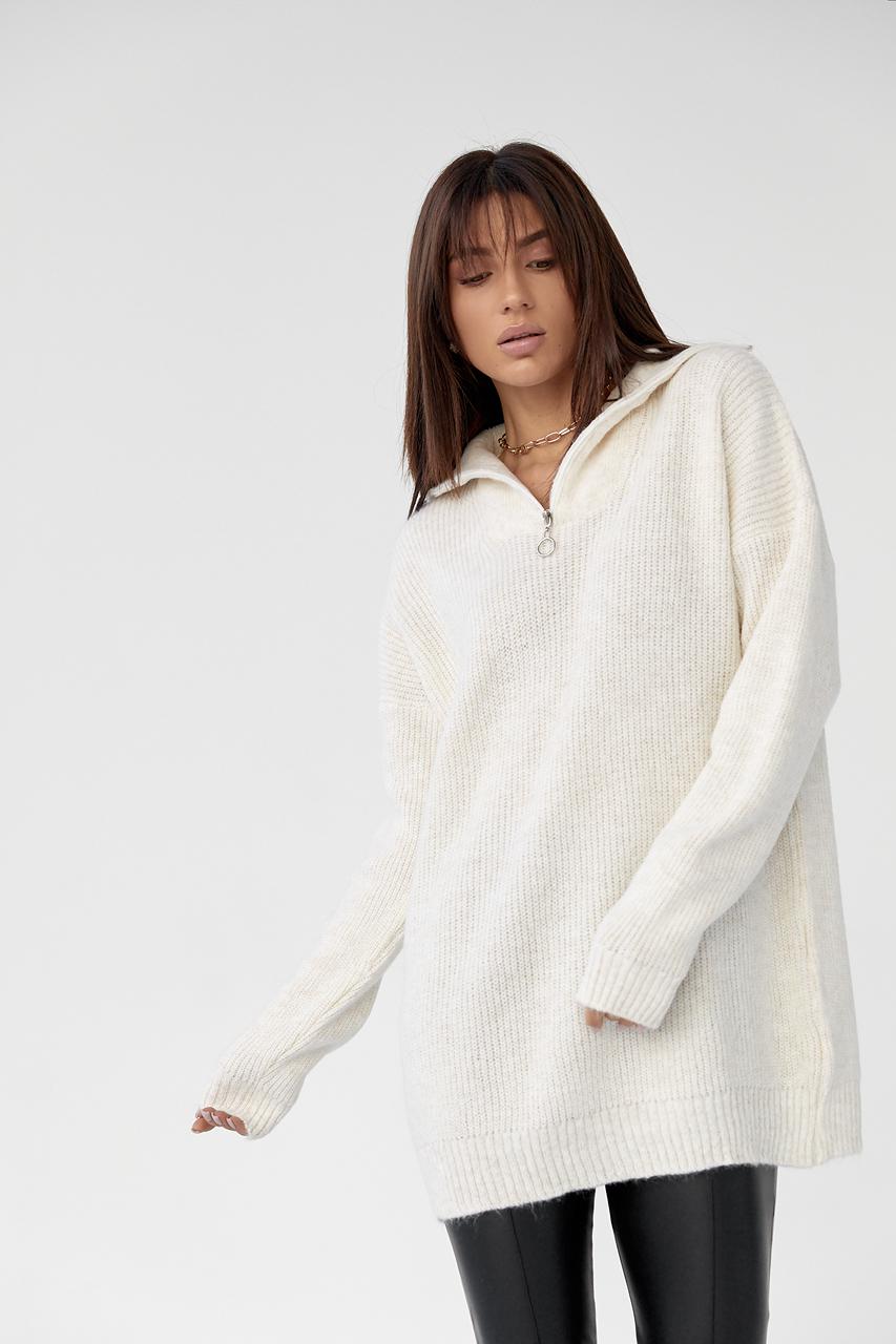 Туніка оверсайз L Молочний (9506343) - фото 5 Туніка оверсайз L Молочний (9506343) - фото 5