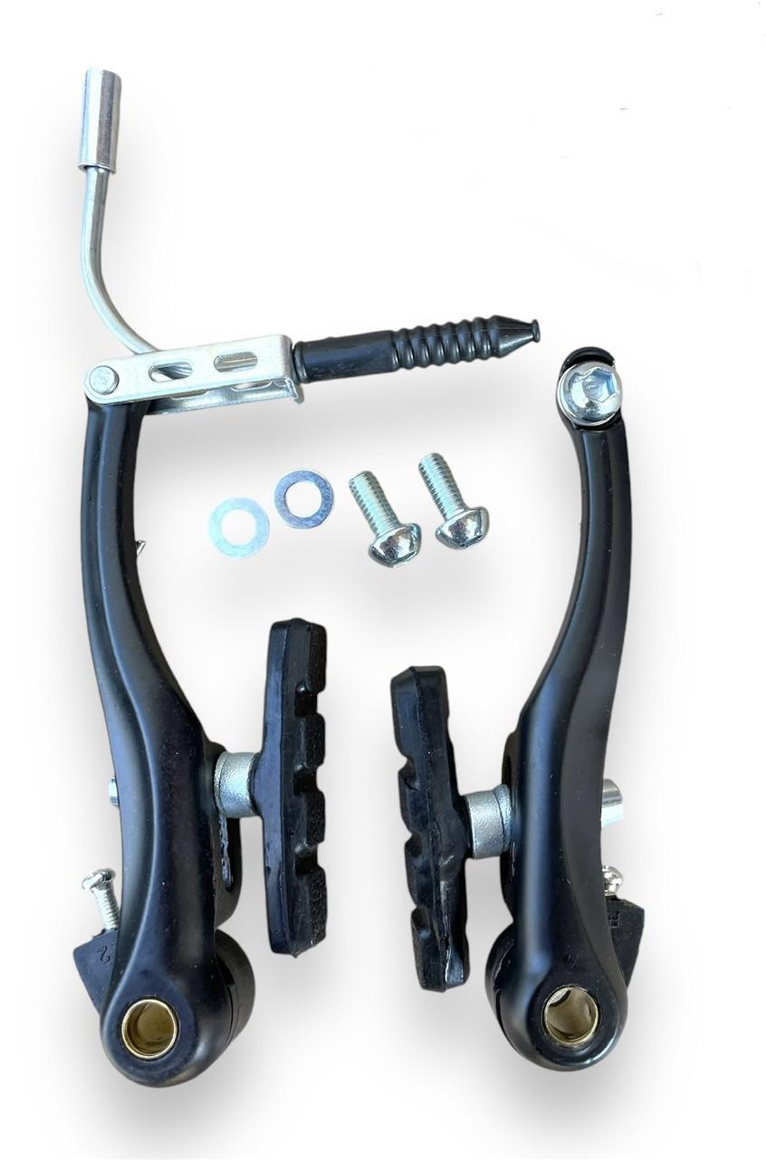 Тормоза велосипеда обеденные V-brake полный комплект ручки алюминиевые тормоза тормозные тросы и кожухи - фото 3 Тормоза велосипеда обеденные V-brake полный комплект ручки алюминиевые тормоза тормозные тросы и кожухи - фото 3