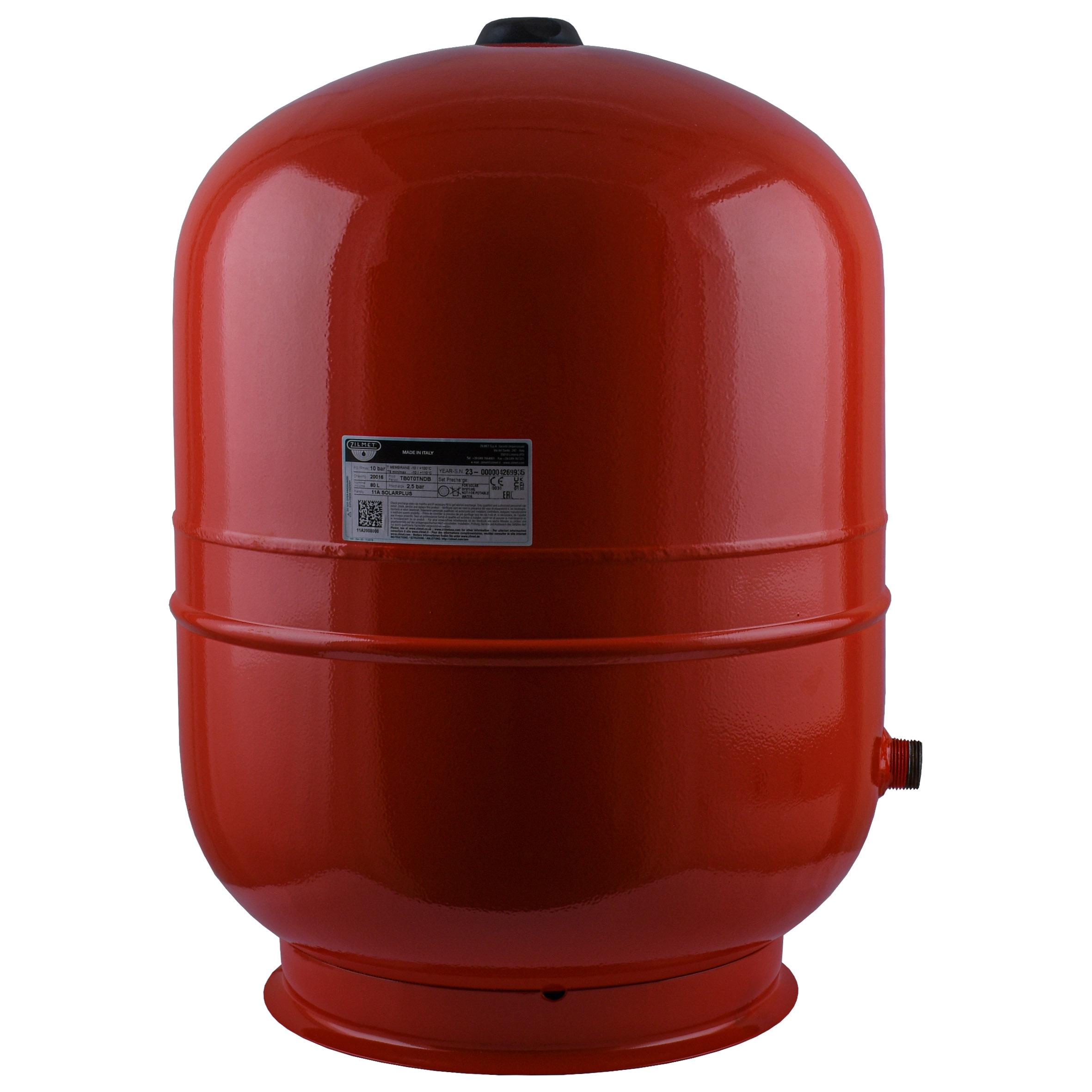 Бак Zilmet solar-plus для систем солнечного отопления 10bar 80 л (11A2008000)