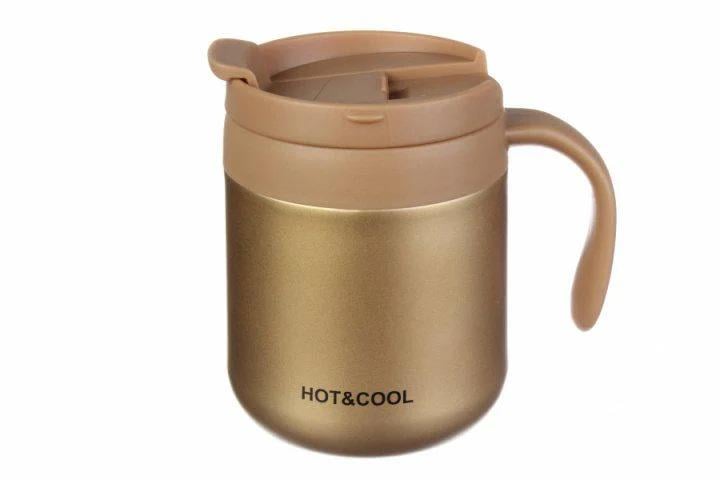 Термокухоль для напоїв Hot&Cool з неіржавіючої сталі 350 мл Gold (32169180)