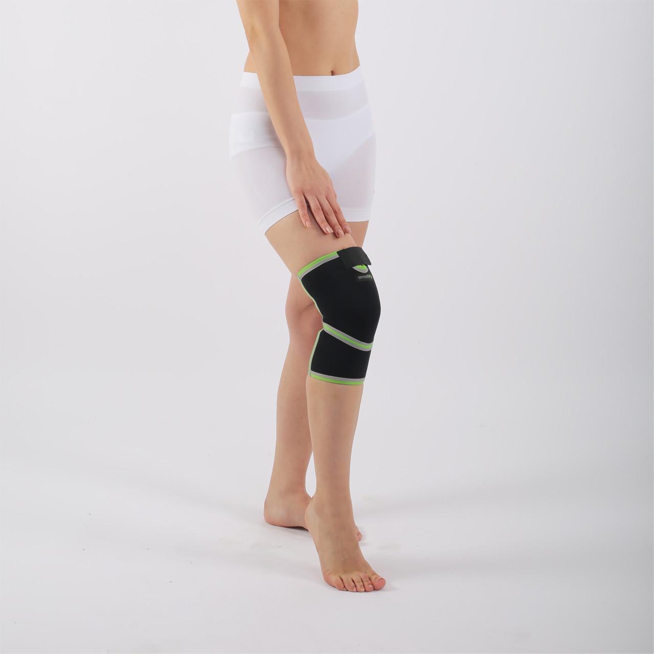 Бандаж на колено неопреновый компрессионный с пружинами с обеих сторон Orthopedics MEDICAL SMT2101 M (1801954994) - фото 4