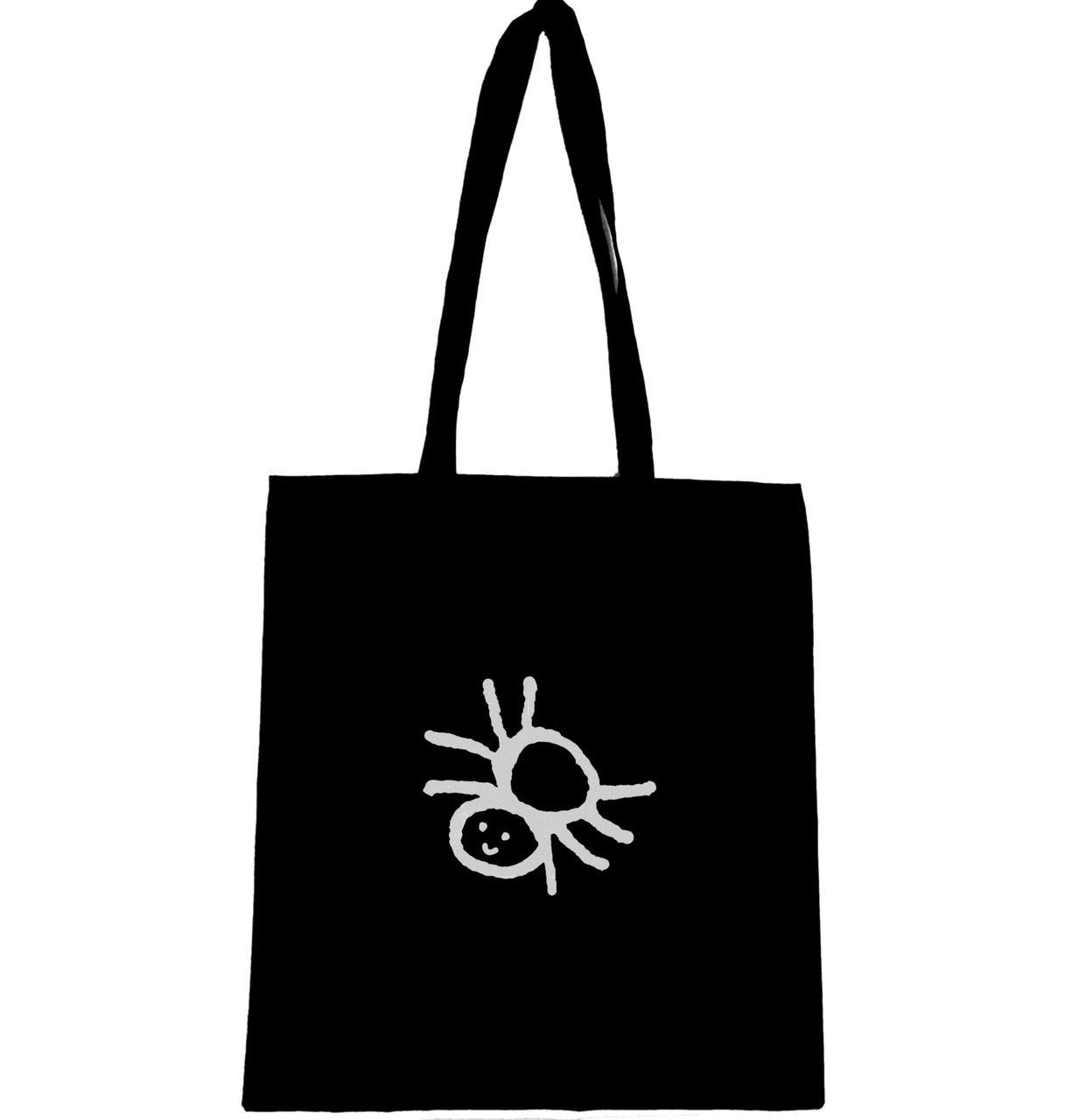 Эко-сумка с принтом Смешной паук (388) - фото 1 Эко-сумка с принтом Смешной паук (388) - фото 1