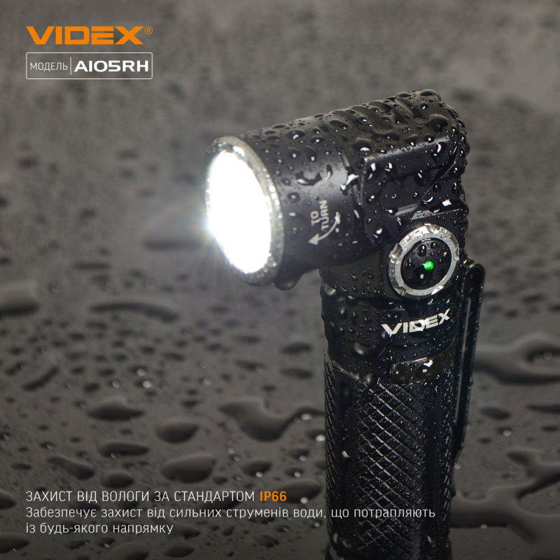 Фонарик светодиодный VIDEX VLF-A105RH 1200 Lm 5000 K (116855) - фото 8