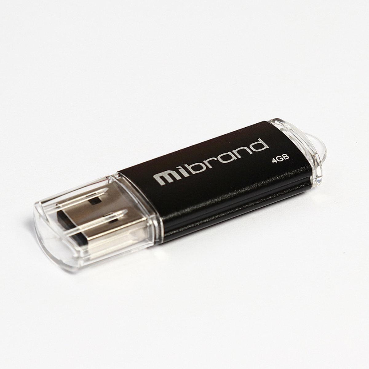 Флеш-накопичувач Mibrand USB 2.0 Cougar 4 Gb Black