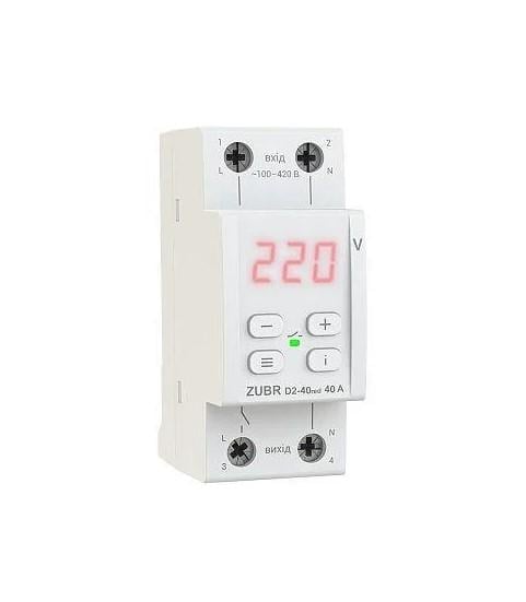 Реле напряжения Zubr D2-40 Red (1605899805)