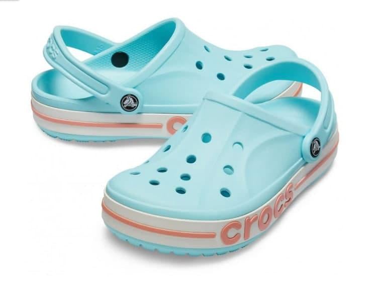 Сабо Crocs Bayaband Clog M6-W8 р. 38 Ice Blue/Melon - фото 1