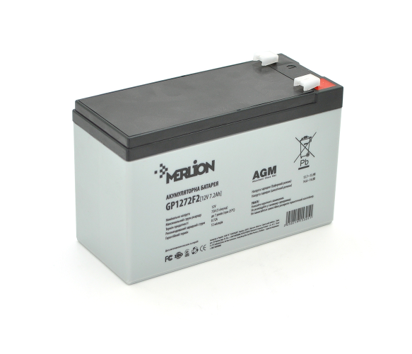 Аккумуляторная батарея Merlion AGM GP1272F2 12V 7.2Ah