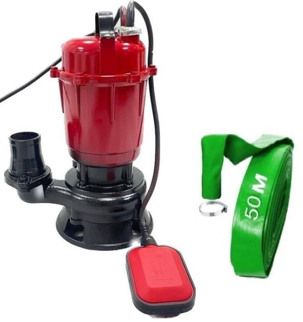 Насос дренажно-фекальный с измельчителем Wisla QDA 1 1,1 kW A со шлангом 50 м (30411582)