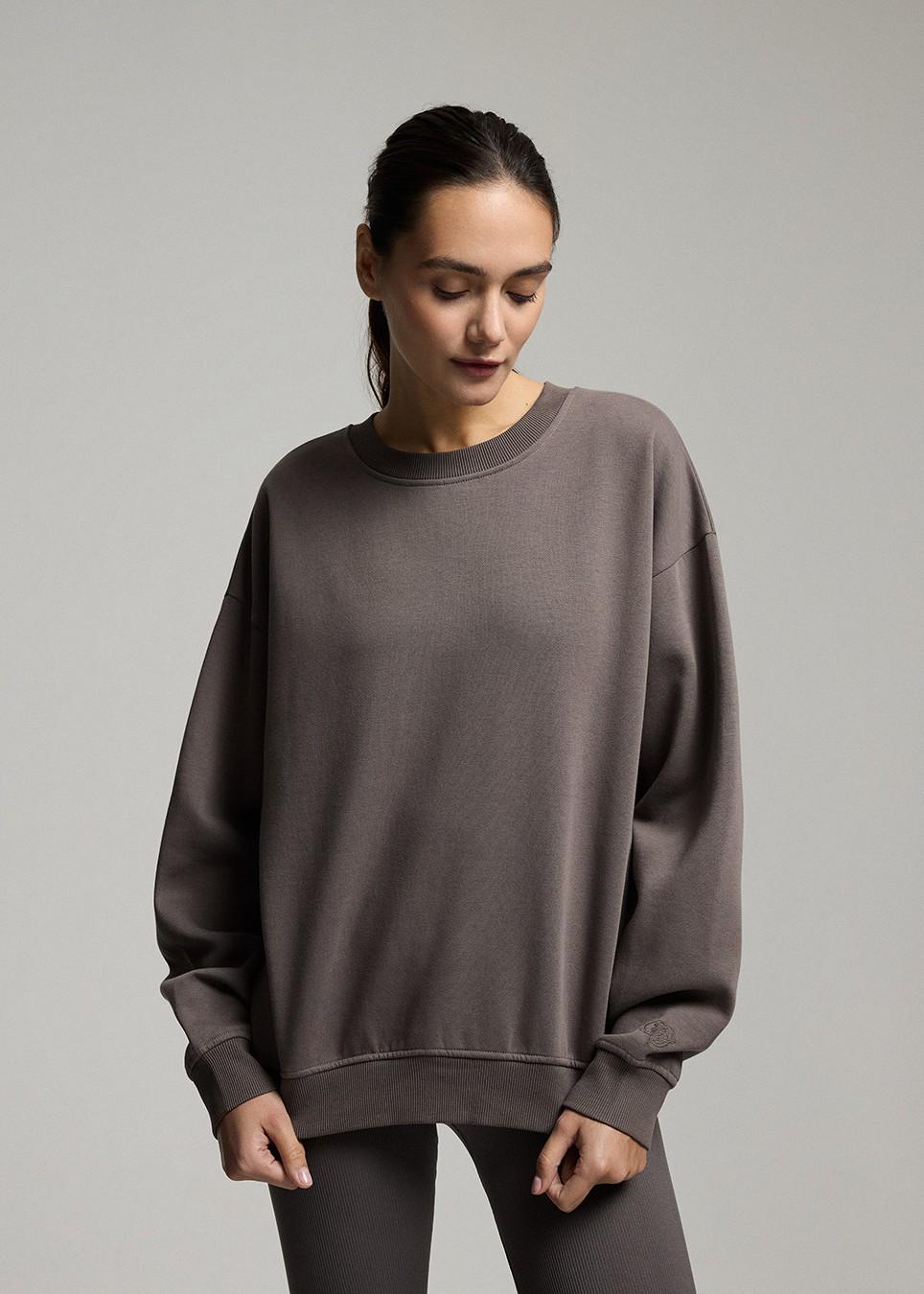 Світшот жіночий Diverse VILLTO L Світло-коричневий (5905384088048) Світшот жіночий Diverse VILLTO L Світло-коричневий (5905384088048)