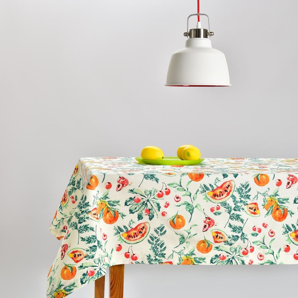 Скатерть хлопок IDEIA Арбуз с водоотталкивающей пропиткой 140x170 см