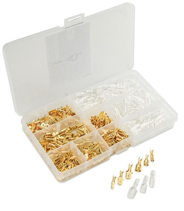 Набор наконечников-коннекторов АСКО DJ-315 0,5-1,5 мм2 с защитными колпачками 315 эл. (A0060080052)