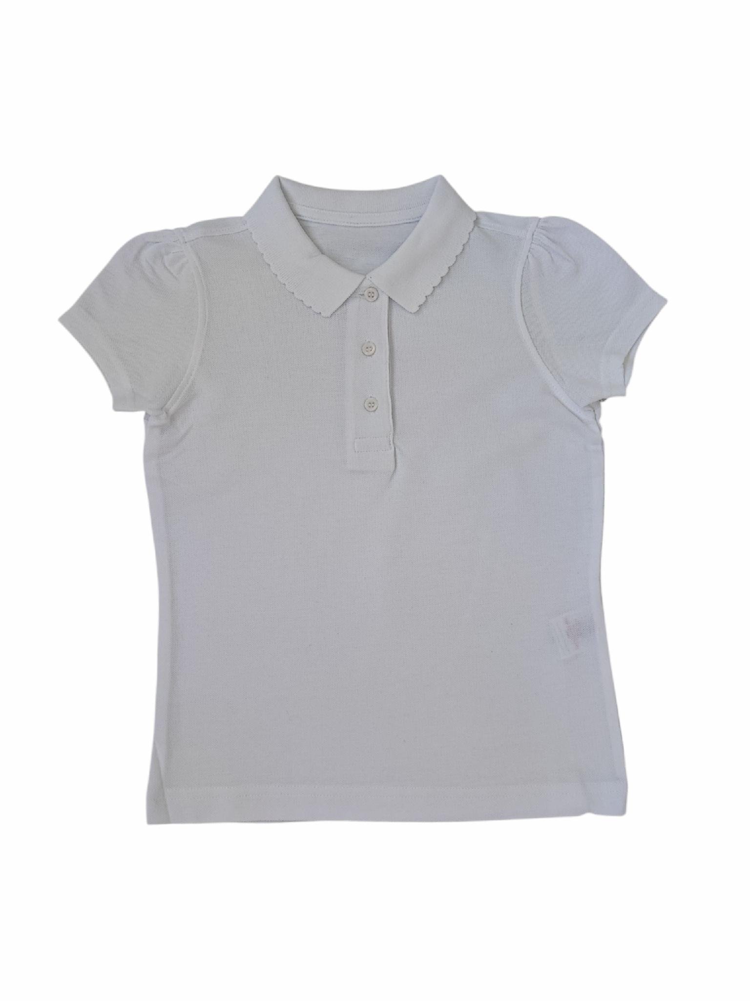 Футболка-поло дитяча для дівчинки George 104-110 см Білий (25091708A) Футболка-поло дитяча для дівчинки George 104-110 см Білий (25091708A)