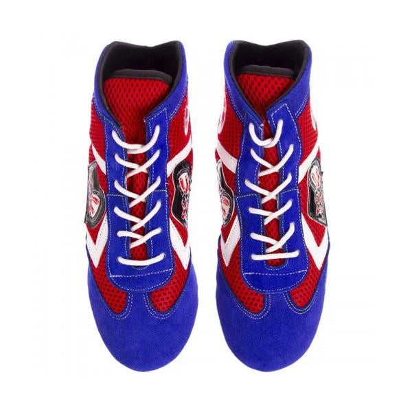 Борцовки для самбо VELO OB-5800 41 Сине-красный (204932)