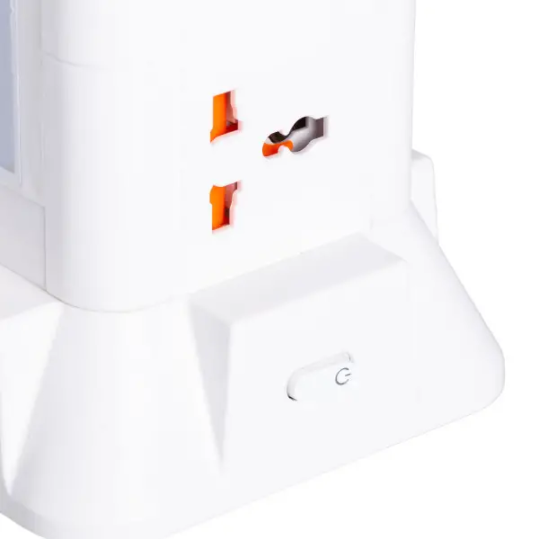 Фільтр-подовжувач мережевий TOWER 6 розеток LED-лампа 3USB/1PD 4,8 м - фото 2