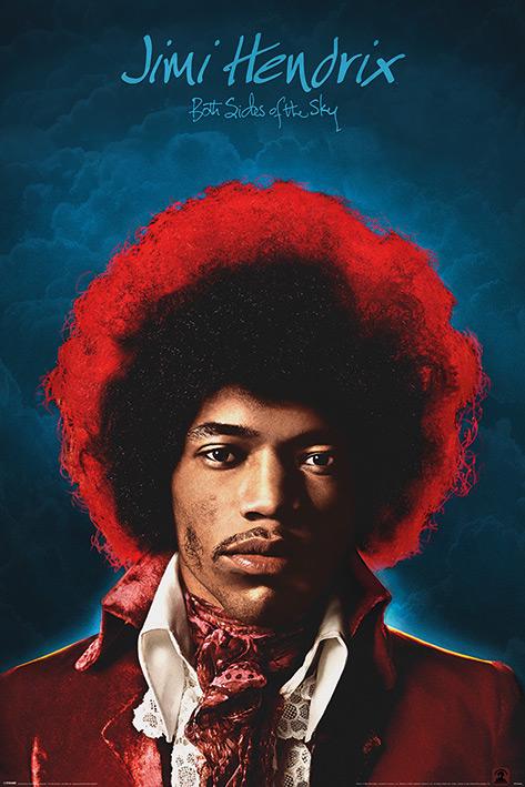 Постер плакат Джими Хендрикс Обе Стороны Неба/Jimi Hendrix Both Sides of the Sky 61x91,5 см