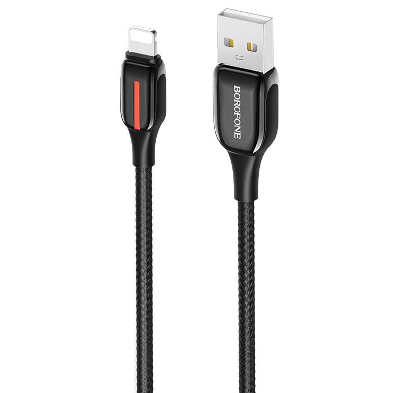 Дата кабель Borofone BU14 Heroic USB to Lightning 1,2 м Black