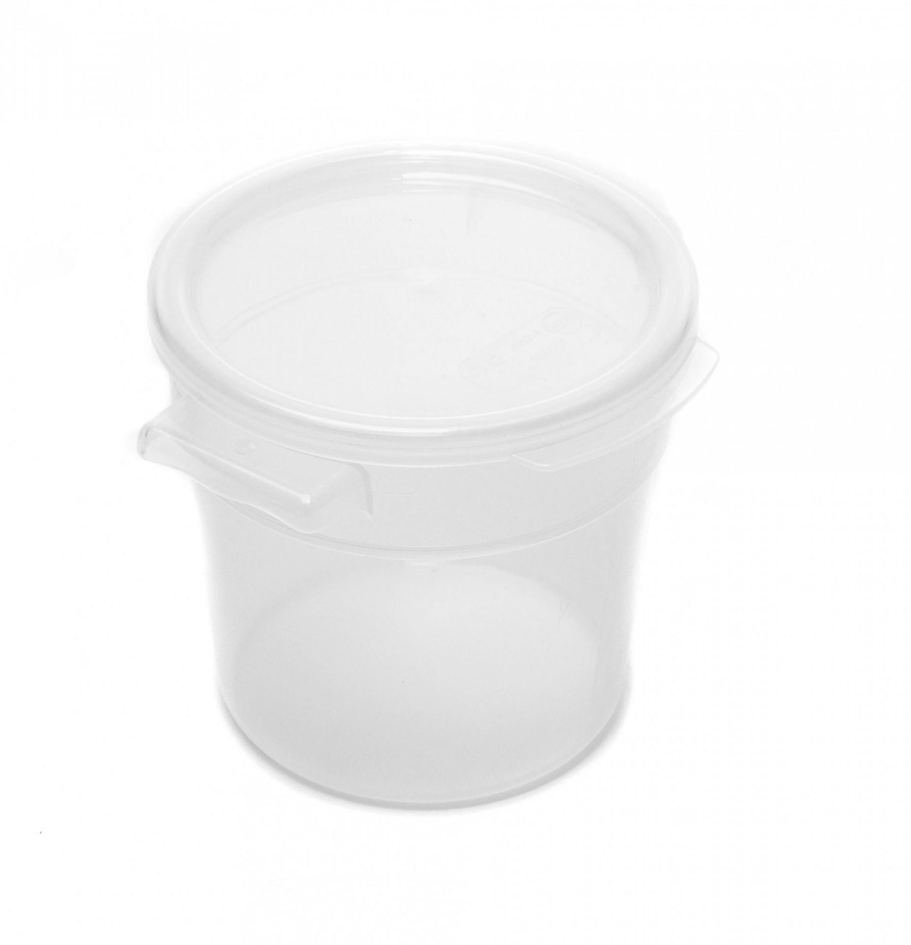 Контейнер для хранения One Chef круглый с крышкой полипропилен 1 л d 12 см h 12,5 см Прозрачный (51847)