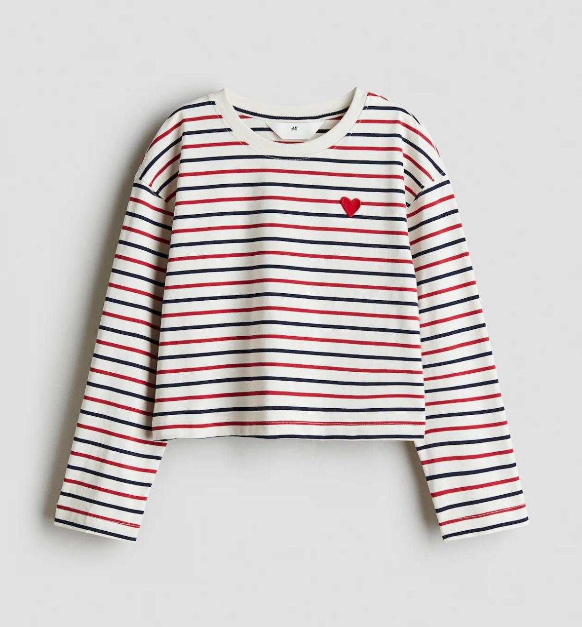 Лонгслив детский H&M 134-140 см Белый (4470)