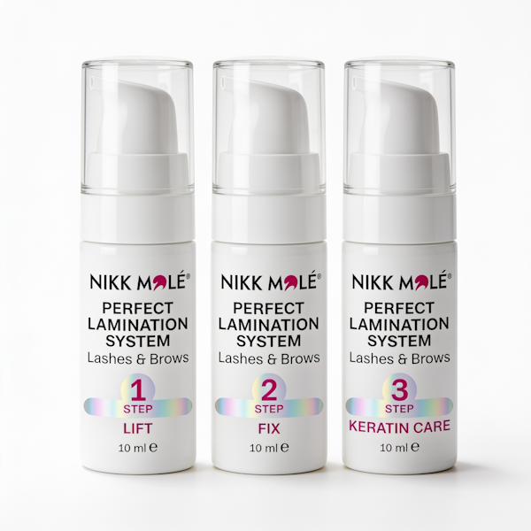Набор для ламинирования ресниц и бровей Nikk Mole Perfect lamination system Brows&Lashes 3х10 мл (5457495)