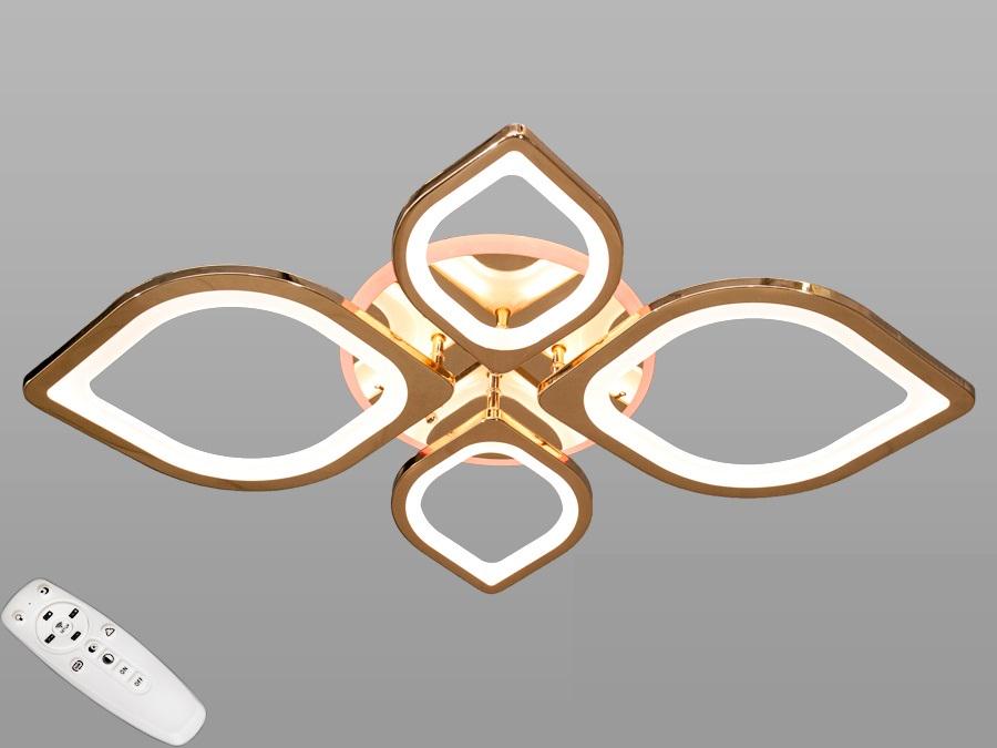 Люстра потолочная Octav светодиодная с диммером 105 Вт (8073/2+2G LED)