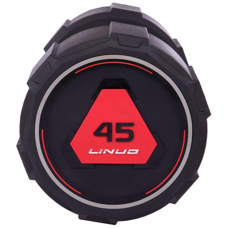 Гантель цельная профессиональная Zelart LI NUO TA-3618-45 1 шт. 45 кг Черный (DR002711) - фото 3