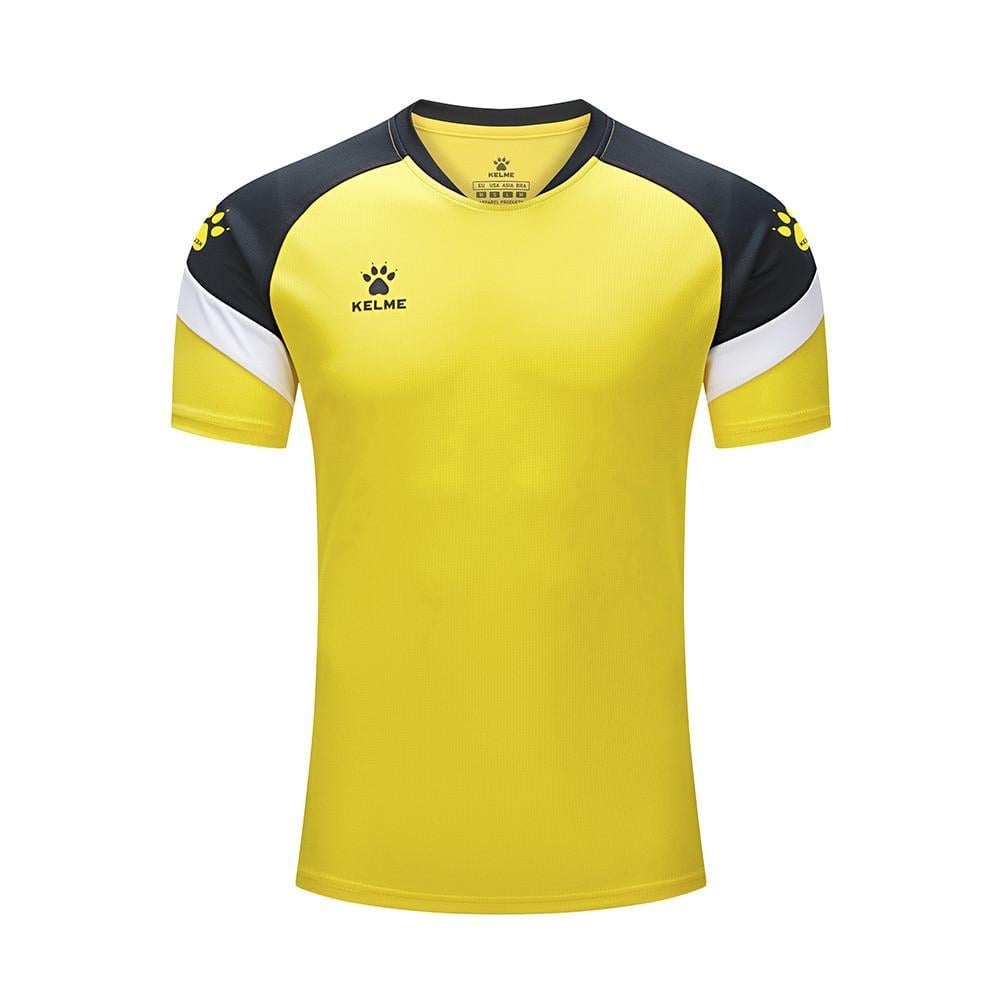 Футболка KELME BRAVO 7351TX1092.9712 S Желто-черный (2626100825)