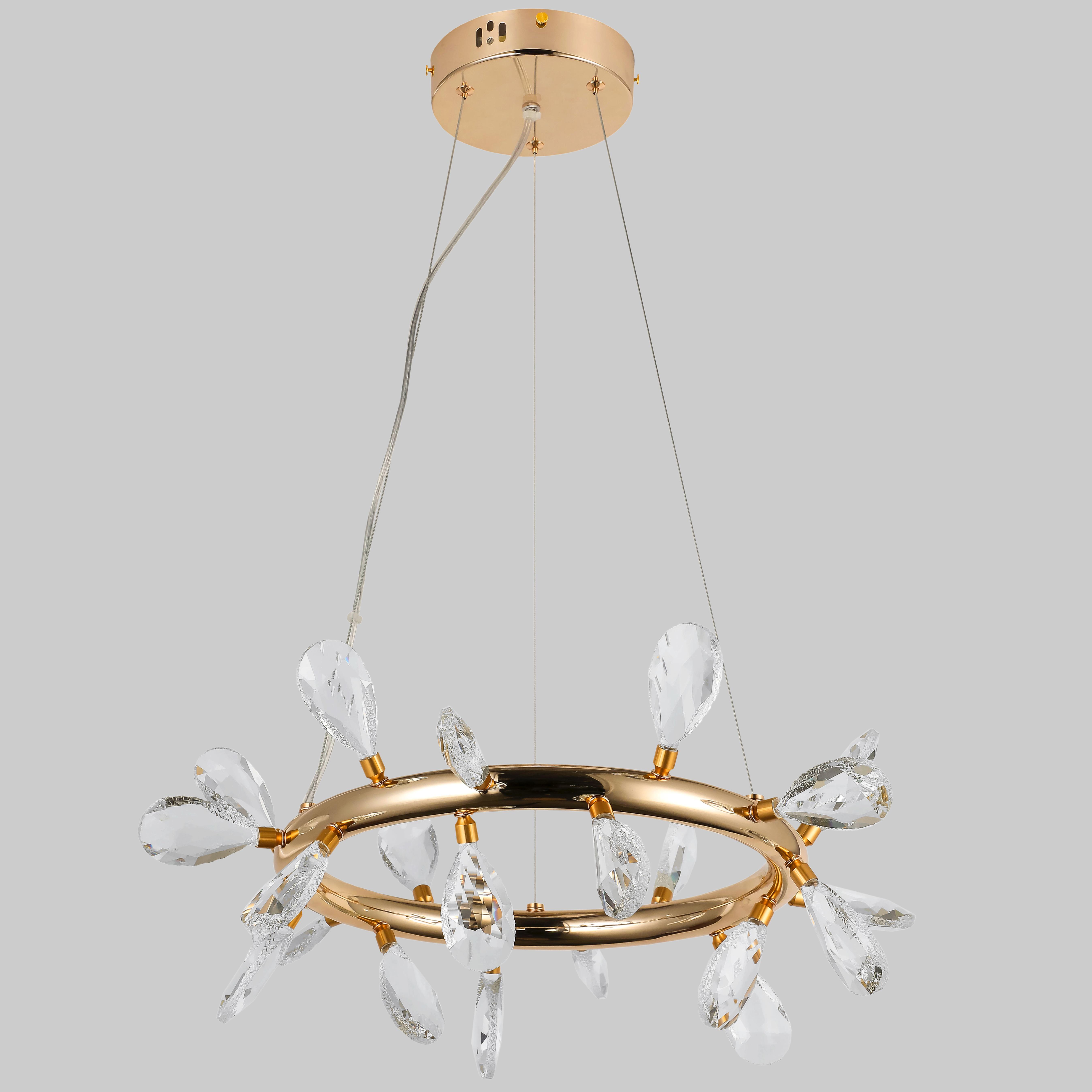 Люстра Crystal 20W 50 см Бронзовый (85-6601-21)