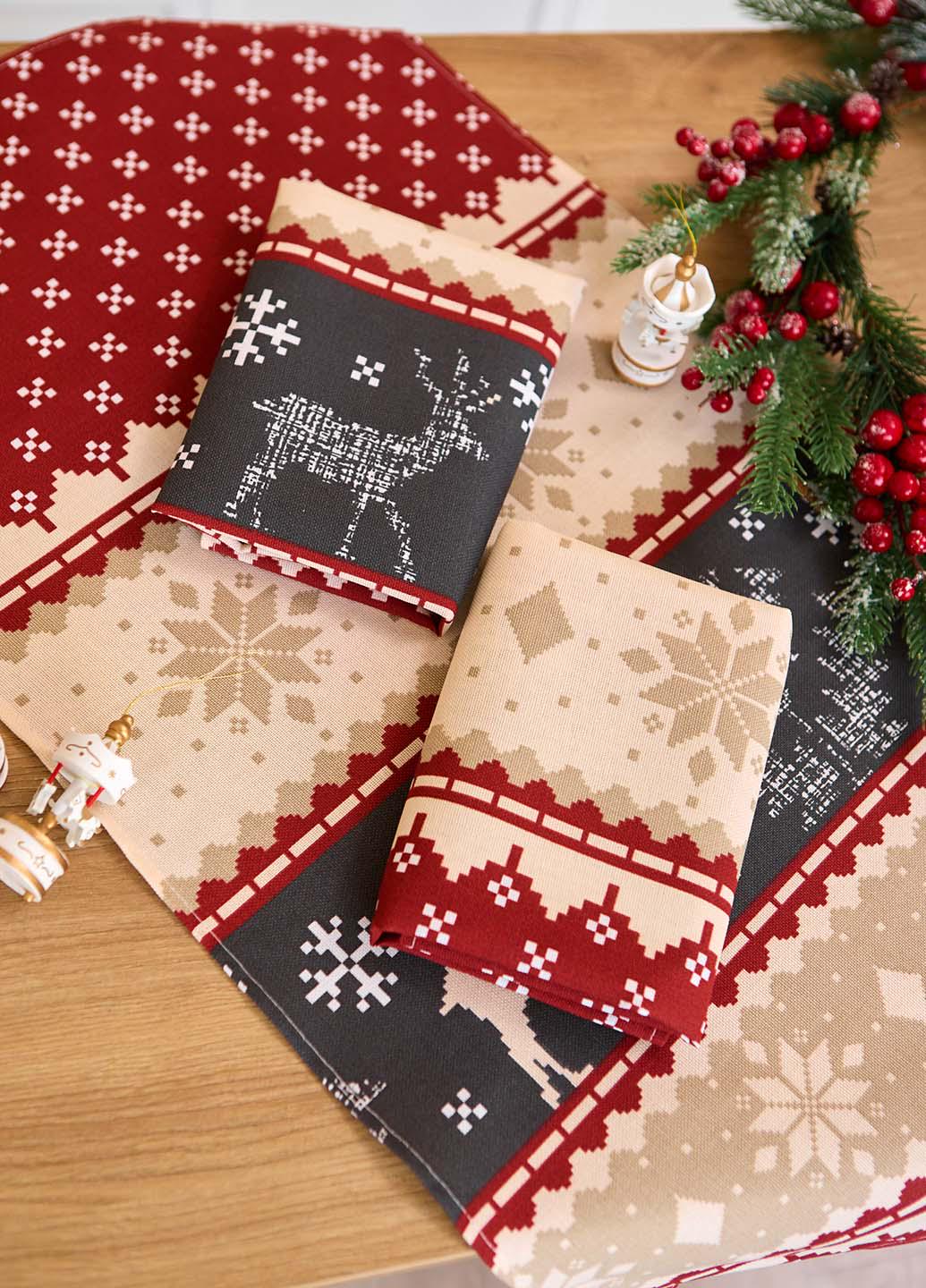 Кухонний рушник Північні олені 75х40 см - фото 4 Кухонний рушник Північні олені 75х40 см - фото 4