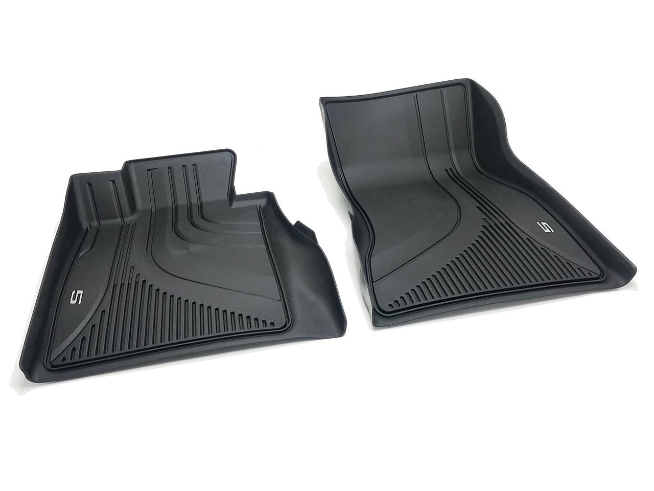 Коврики в салон BMW 5 G30 2017- c бортом передние 2 шт. Черный (51472446335)