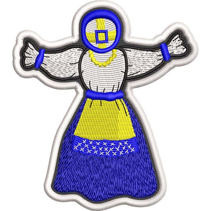 Нашивка патч Кукла Мотанка №2 7x8 см (2301450531)