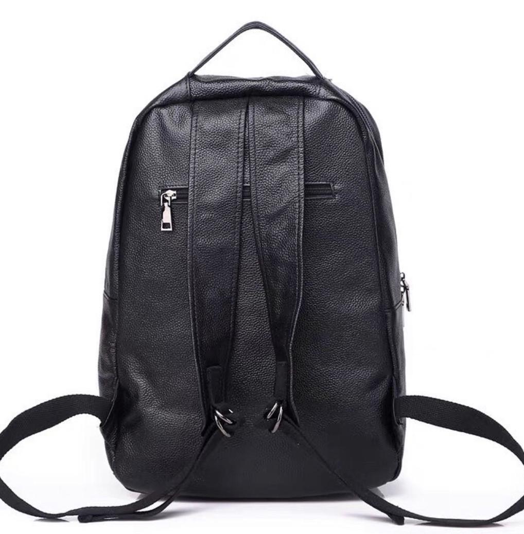 Рюкзак чоловічий шкіряний TIDING BAG Чорний (K1519-black) - фото 2