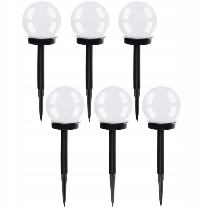 Светильники садовые Gardlov 23562 шары на солнечной батарее 6 шт. (23562)