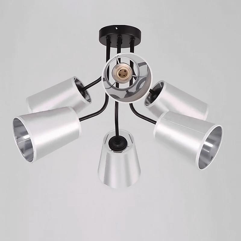 Люстра потолочная Light House NM-14349/6 BK CR на шесть ламп Черный