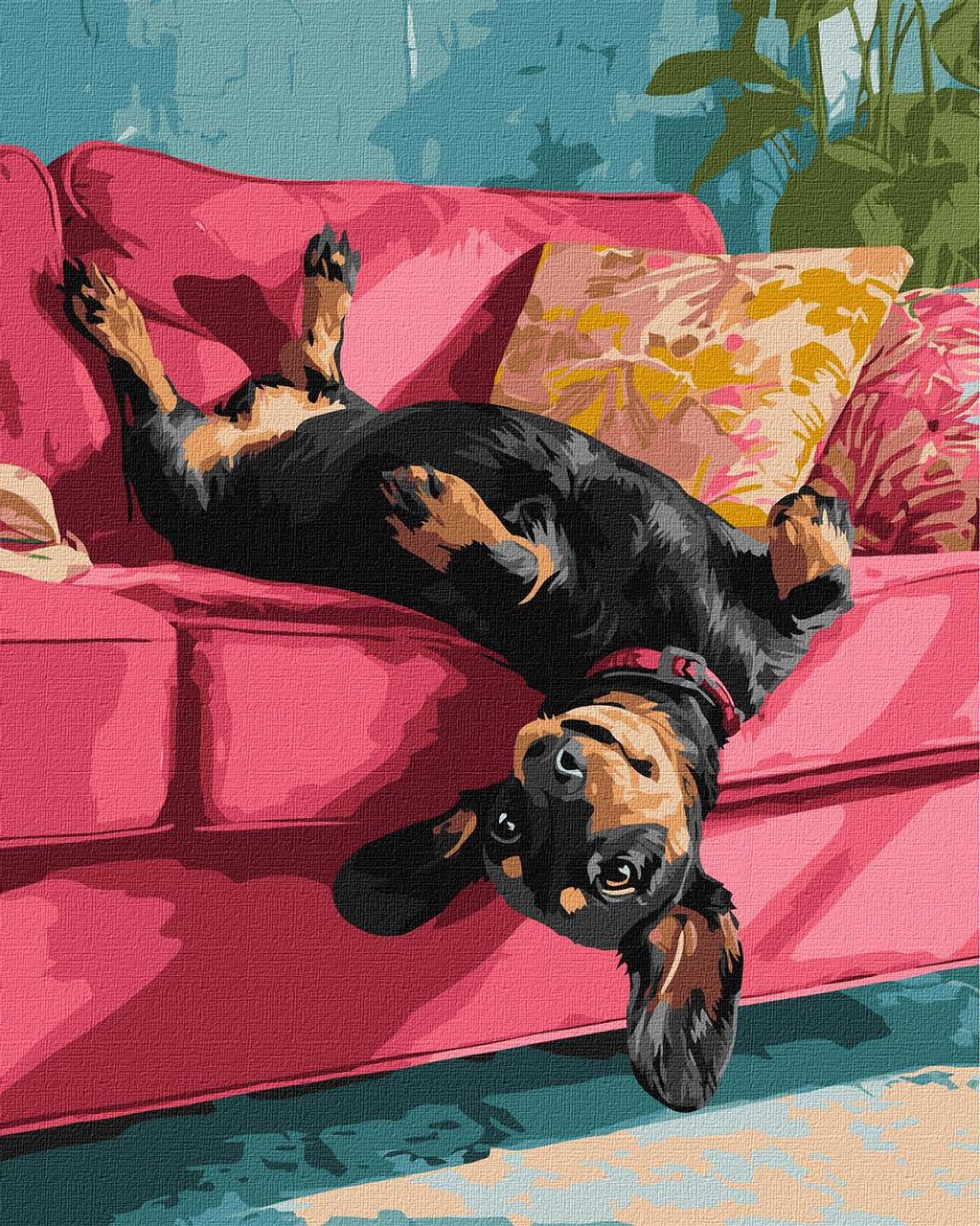 Картина по номерам Ideyka Диванная радость 40х50 см (2857040465)