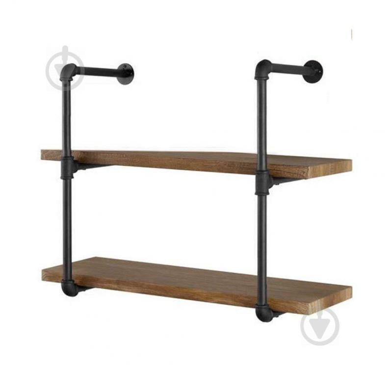 Полки навесные из труб GoodsMetall в стиле LOFT 600х700х200 ПТ10