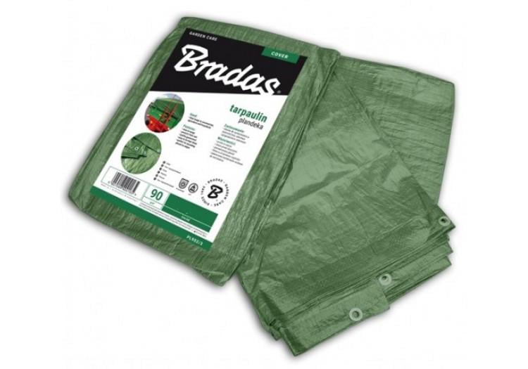 Тент Bradas водонепроникний 90 г/м² 4х6 м Green (018722)