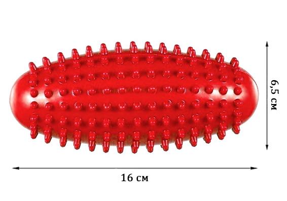Масажний ролер EasyFit з шипами Червоний (EF-11008-R) - фото 2