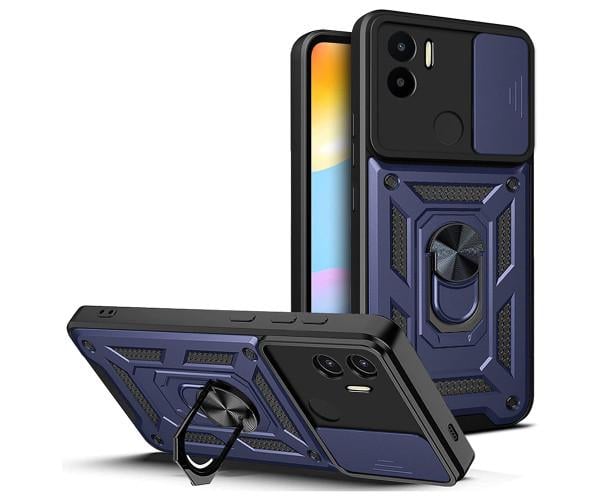 Чехол накладка Ricco Camera Sliding для Xiaomi Redmi A1+ / A2+ Синий