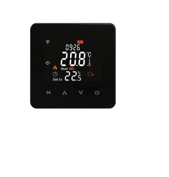 Терморегулятор для теплої підлоги 16А Tuya розумний домашній термостат Wi-Fi Чорний Терморегулятор для теплої підлоги 16А Tuya розумний домашній термостат Wi-Fi Чорний